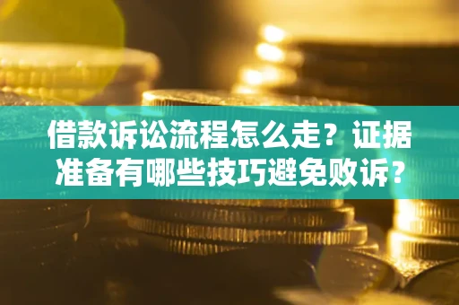 济南借款诉讼流程怎么走？证据准备有哪些技巧避免败诉？