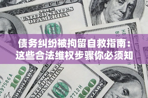 济南债务纠纷被拘留自救指南：这些合法维权步骤你必须知道！