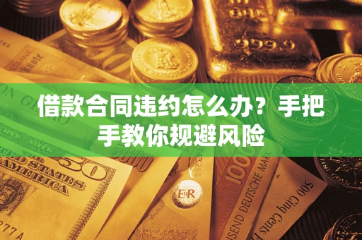 济南借款合同违约怎么办？手把手教你规避风险