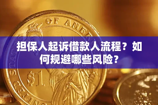 济南担保人起诉借款人流程？如何规避哪些风险？