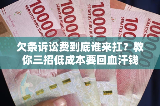 济南欠条诉讼费到底谁来扛？教你三招低成本要回血汗钱